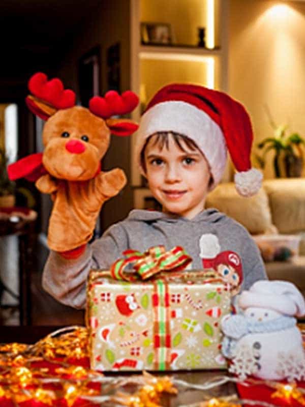 Rudolf - ručna lutka 23cm - Slika 4